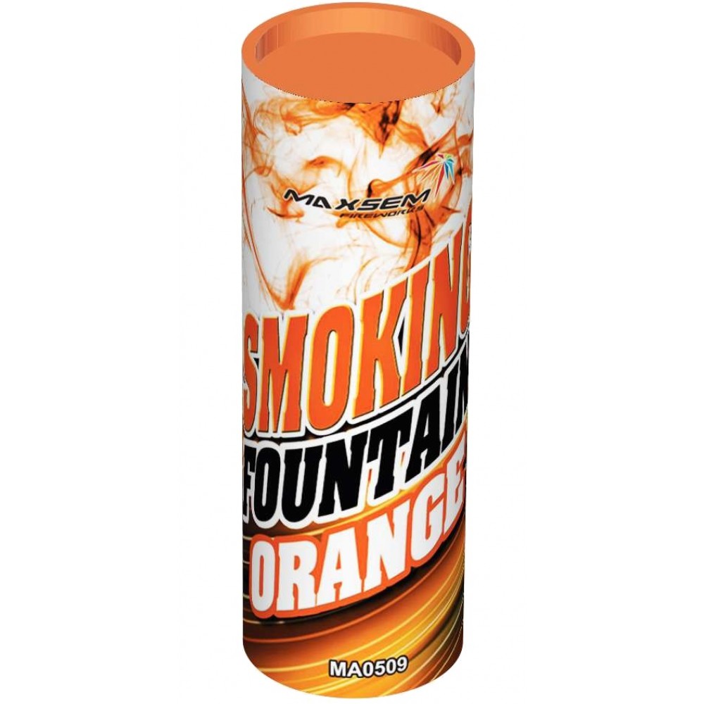 Оранжевый цветной дым 30 секунд «Smoking Fountain» Maxsem MA0509 Orange