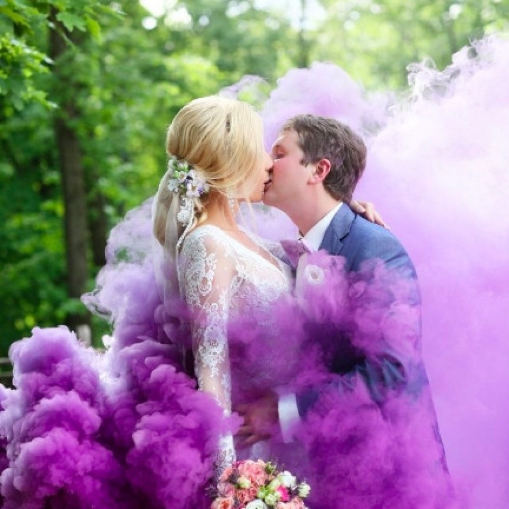 Фиолетовый цветной дым 30 секунд «Smoking Fountain» Maxsem MA0509