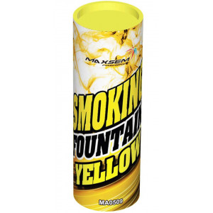 Жёлтый цветной дым 30 секунд «Smoking Fountain» Maxsem MA0509 Yellow