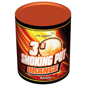 Оранжевый цветной дым в банке 60 секунд «Smoking Pot» Maxsem MA0510 Orange
