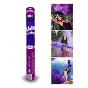 Пурпурный цветной дым 60 секунд «Мегапир» МДП7
