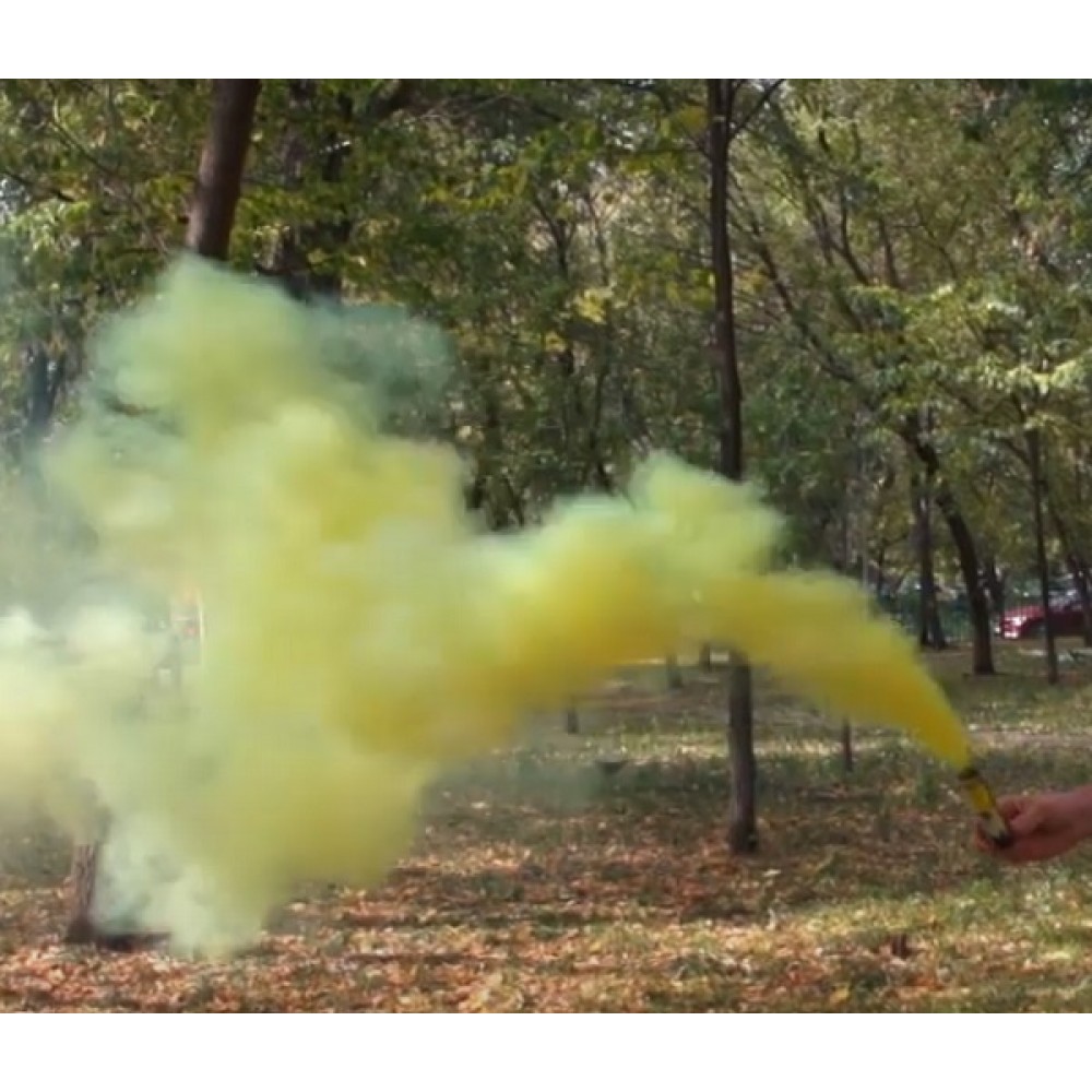 Цветной дым с чекой 60 секунд «L» Piroff ФД005