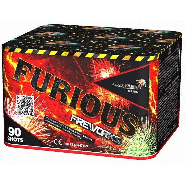 Фейерверк 90 залпов «Furious» Maxsem MC135