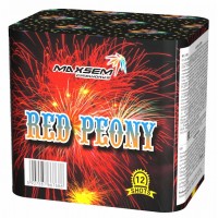 Фейерверк на 12 залпов «Red Peony» Maxsem GW218-74