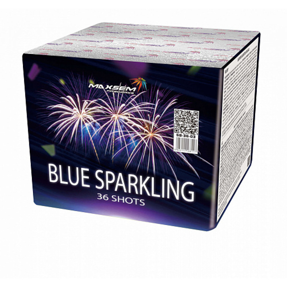 Фейерверк на 36 залпов «Blue Sparkling» Maxsem SB36-03