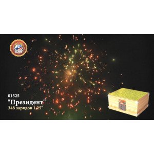 Эксклюзивный фейерверк 348 залпов «Президент» Премьер салют 01525