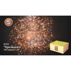 Эксклюзивный фейерверк 348 залпов «Президент» Премьер салют 01525
