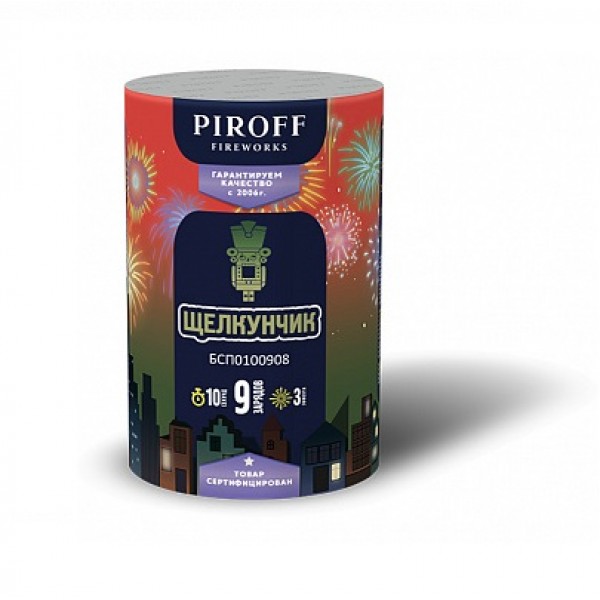 Фейерверк 9 залпов «Щелкунчик» Piroff БСП0600908