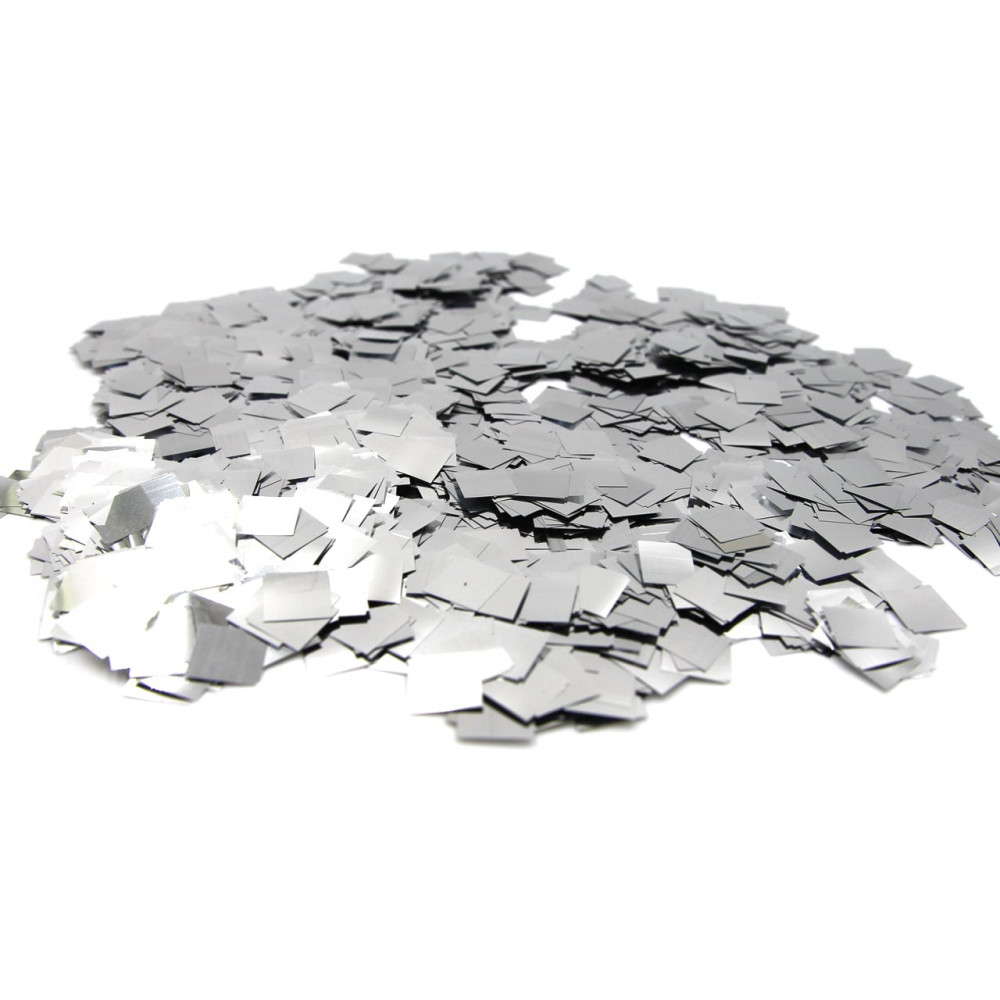 Пневмохлопушка с серебряным конфетти 30 сантиметров Мегапир МХ1-30