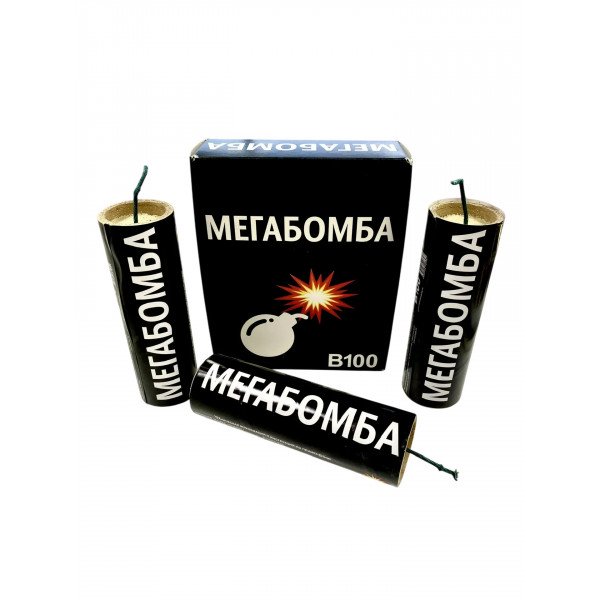 Мощные петарды «Мегабомба» Корсар 20 ТМ «Волк» B100 — 3 штуки