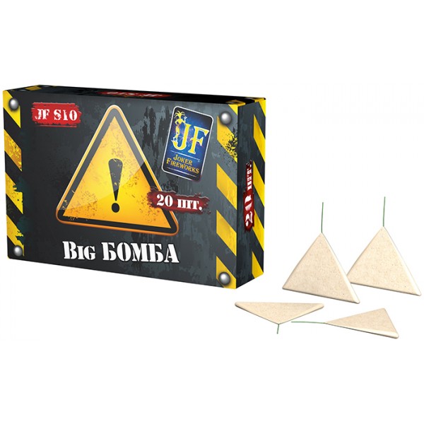 Петарды треугольники «Big Бомба» Joker fireworks JF S10