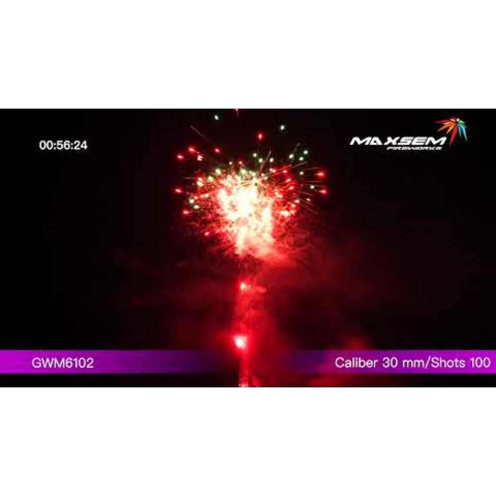 Фейерверк на 100 залпов «Collection Fireworks» Maxsem GWM6102