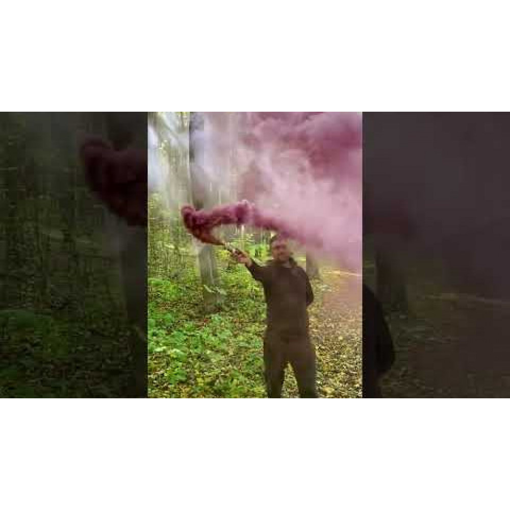 Бордовый цветной дым 30 секунд «Smoking Fountain» Maxsem MA0509 Bordo