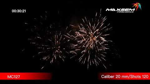 Веерный фейерверк на 120 залпов Wezz Fireworks MC127 Maxsem/Максэм